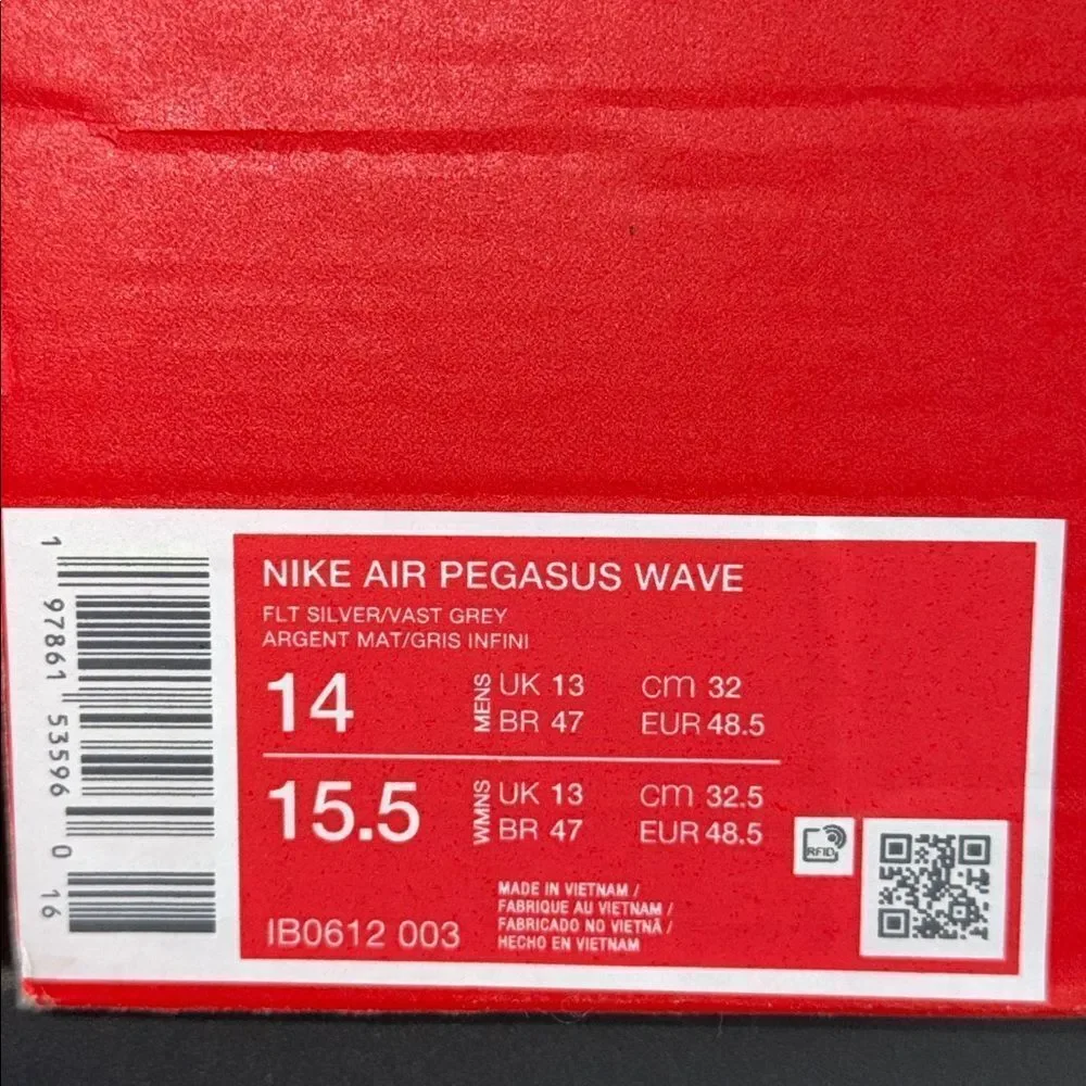 Nike Air Pegasus Wave Vast Grey IB0612-003 Men’s Size 14